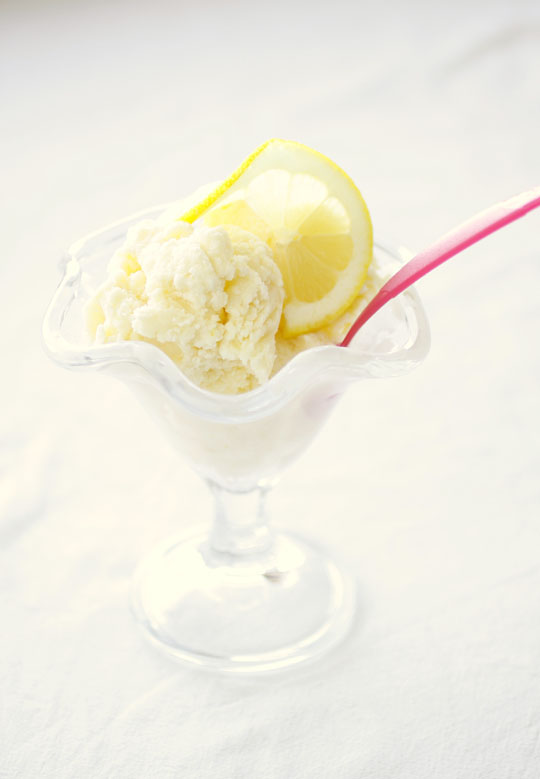 Lemon Curd Ripple Ice Cream