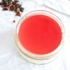 Christmas Tea Panna Cotta with Cranberry Gelée