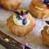 White Nectarine and Purple Basil Mini Cakes